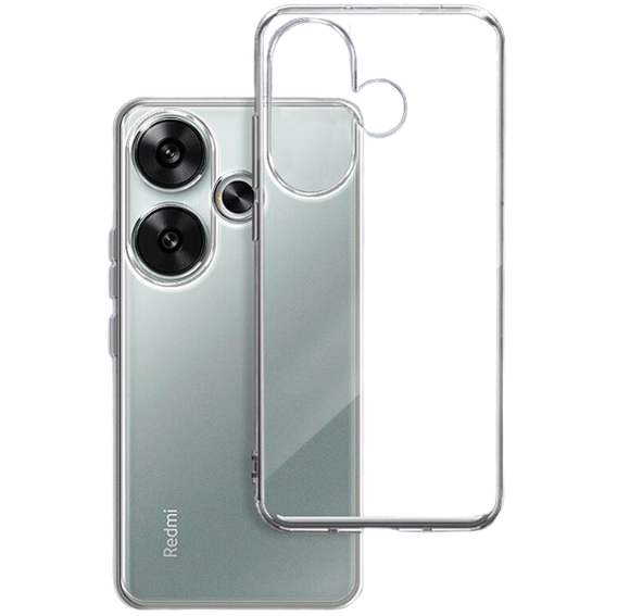 Huse pentru Xiaomi Poco F6, Fusion Hybrid, transparentă