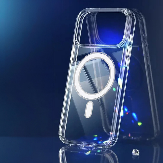 Carcasă magnetică TPU + Acrilic pentru iPhone 17 Pro (compatibilă cu MagSafe)