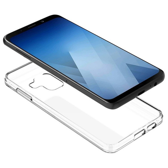 Huse pentru Samsung Galaxy A8 2018, Fusion Hybrid, transparentă