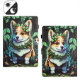 Huse pentru Samsung Galaxy Tab A9+ X210 / X215 / X216B, corgi dog