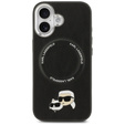 Karl Lagerfeld Karl & Choupette Heads Pins & Logo MagSafe Case pentru iPhone 17