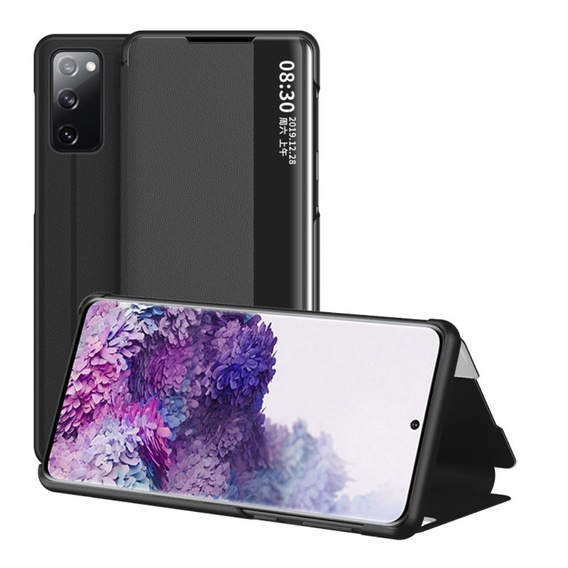 Husă cu clapetă pentru Samsung Galaxy S20 FE, Side View, negru