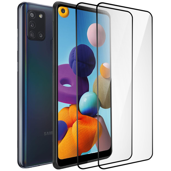 2x sticlă ceramică ERBORD Hybrid Glass pentru Samsung Galaxy A21S