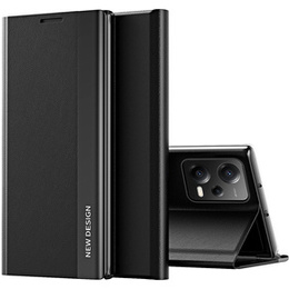 Cu clapetă pentru Xiaomi Poco X5 5G / Redmi Note 12 5G, Side Magnetic, negru