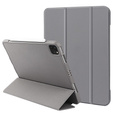 Husă pentru iPad Pro 11 2021/2022, Smartcase cu spațiu pentru stylus, gri