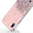 Huse pentru Samsung Galaxy A10, Glittery, roz