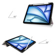 Husă pentru Apple iPad Air 11" 6 gen. 2024 (A2902, Smartcase, girl