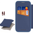 Dux Ducis Huse pentru iPhone 16, Skin X Pro, MagSafe, albastru închis