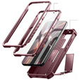 Husă blindată pentru Samsung Galaxy S23, Dexnor Full Body (Two Frames), roșu