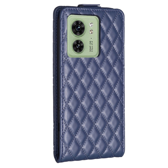 Cu clapetă pentru Motorola Edge 40 5G, Wallet, BINFEN COLOR, albastru