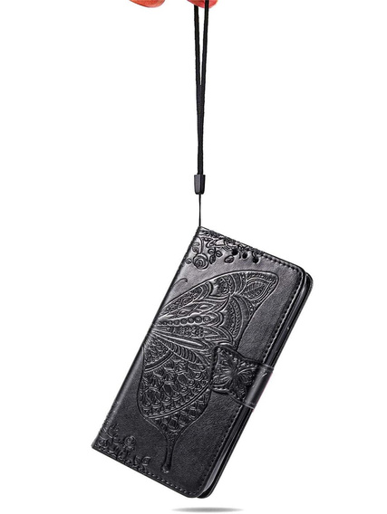Cu clapetă pentru Oppo Reno 11F 5G, Butterfly, negru