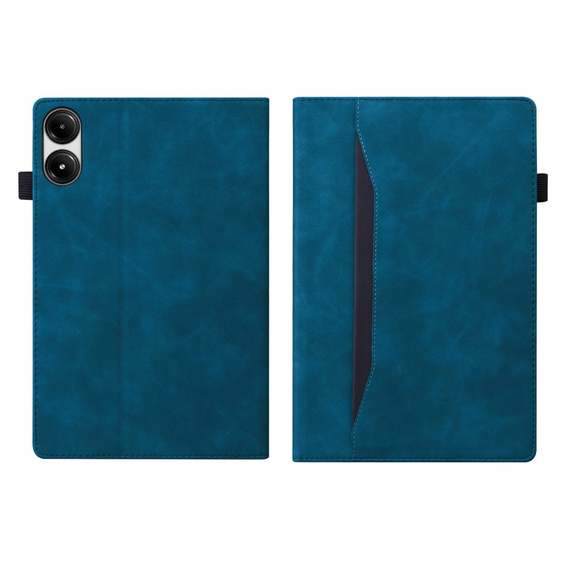 Husă pentru Xiaomi Redmi Pad Pro / Xiaomi Poco Pad, Classic, cu spațiu pentru stylus, albastru