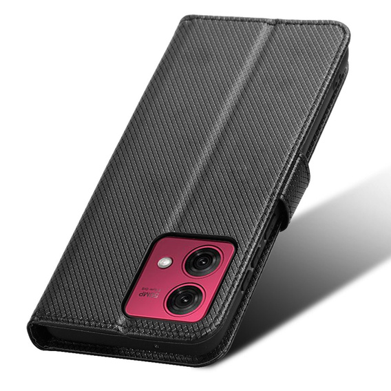 Husă flip pentru Motorola Moto G84 5G, Smart Magnet, negru