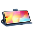Cu clapetă pentru Xiaomi Mi Note 10 Lite, Card Slot, albastru