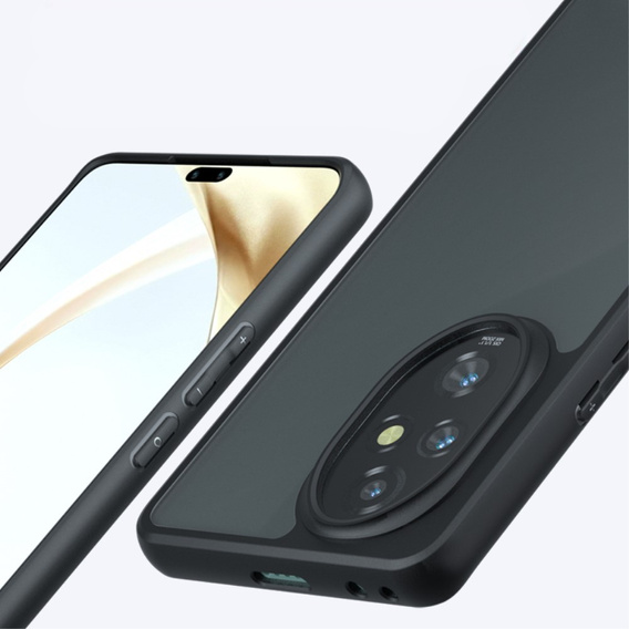 Huse pentru Honor 200 Pro 5G, Fusion Hybrid, transparent / negru