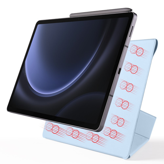 Husă pentru Xiaomi Redmi Pad SE 8.7", Origami, albastru