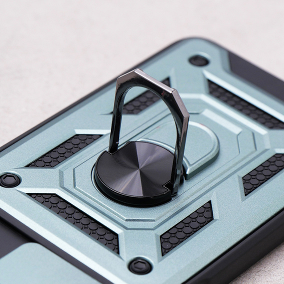 Husă blindată pentru Xiaomi Poco X5 Pro 5G, CamShield Slide, verde