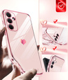 Huse pentru Samsung Galaxy A54 5G, Electro heart, roz rose gold + 2x sticlă 9H