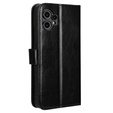 Cu clapetă pentru CMF Nothing Phone 2 Pro, Crazy Horse Wallet, negru
