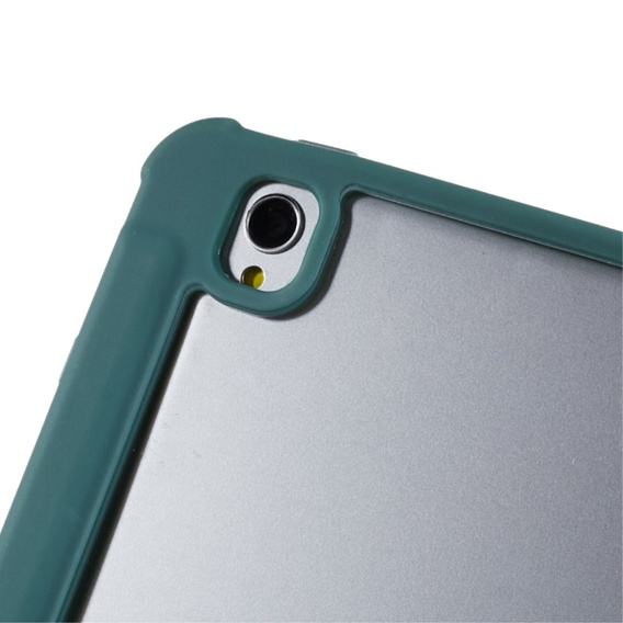 Husă pentru iPad 10.2 2021 / 2020 / 2019, Smartcase Hybrid, cu spațiu pentru stylus, verde închis