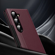 Husă cu clapetă pentru Samsung Z Fold5 5G, Smart View Wallet, maroon