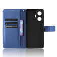 Cu clapetă pentru Realme C55, Wallet, Smart Magnet, albastru
