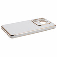 Husă pentru Infinix Hot 40i, Glamour CamShield, alb