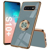 Huse pentru Samsung Galaxy S10+ Plus, Electro Ring, gri