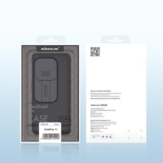 Carcasă blindată Nillkin pentru OnePlus 11 5G, CamShield Pro, negru