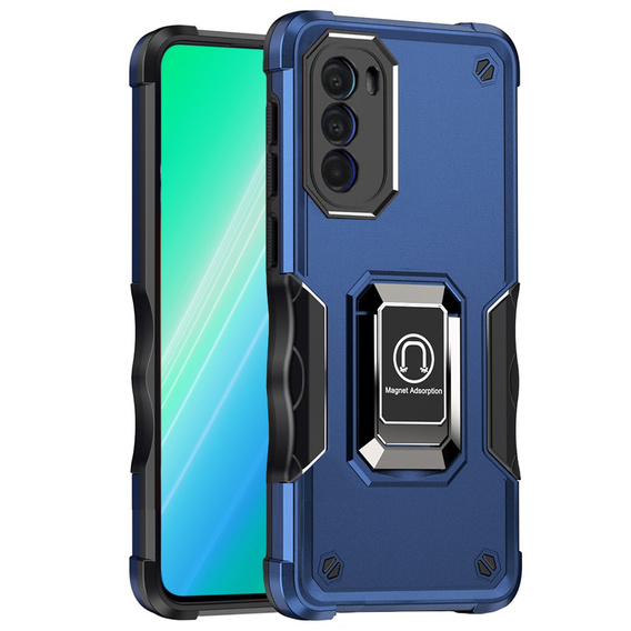 Huse pentru Motorola Moto G22, Dual-Layer Armor, albastru