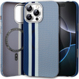 Carcasa pentru iPhone 16 Pro, Carbon Fiber MagSafe, albastru