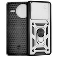 Husă blindată pentru Xiaomi Poco F7 Pro, CamShield Slide, de argint