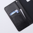 Cu clapetă pentru Motorola Moto G54 5G, Mandala, negru