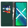 Husă din piele pentru Samsung Galaxy S20 FE, ERBORD Grain Leather, verde