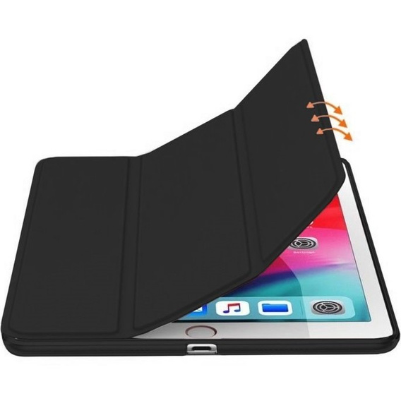 Husă pentru iPad 7/8/9 10.2 2019/2020/2021, Smartcase, negru