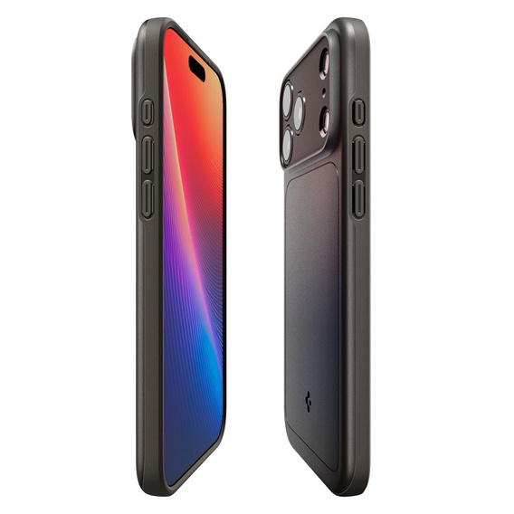 Carcasă Spigen pentru iPhone 17 Pro, Thin Fit MagSafe, Gunmetal