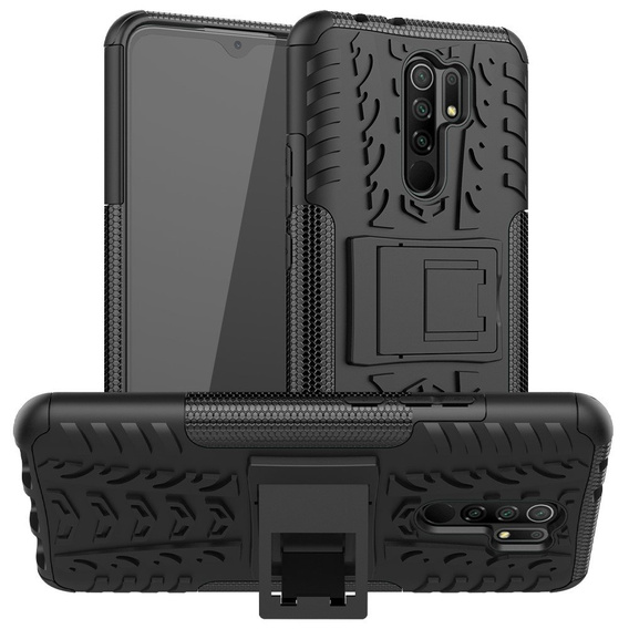 Huse pentru Xiaomi Redmi 9, Tire Armor, negru