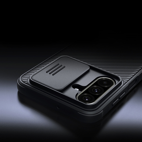 Husă NILLKIN Camshield Pro cu capac pentru cameră pentru Samsung Galaxy A26 5G, negru