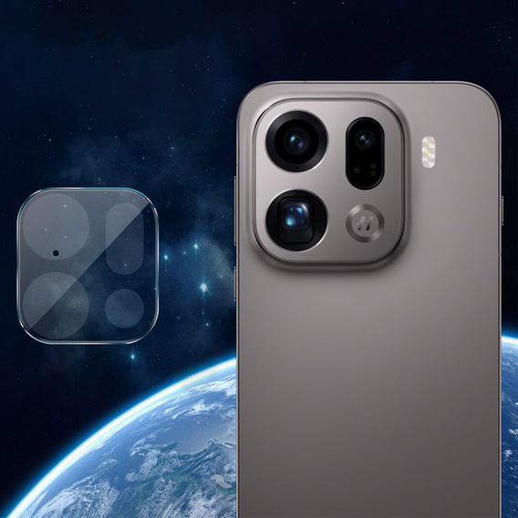 2x protecție ecran din sticlă temperată ERBORD pentru Oppo Find X9 Pro