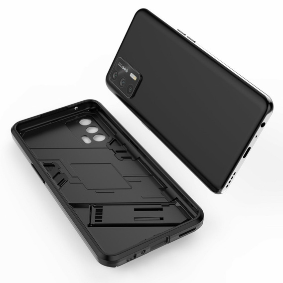 Husa pentru Realme GT 5G, Military kickstand, albastru