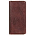Husa cu clapetă pentru OnePlus Nord CE4 Lite, Split Leather, maro