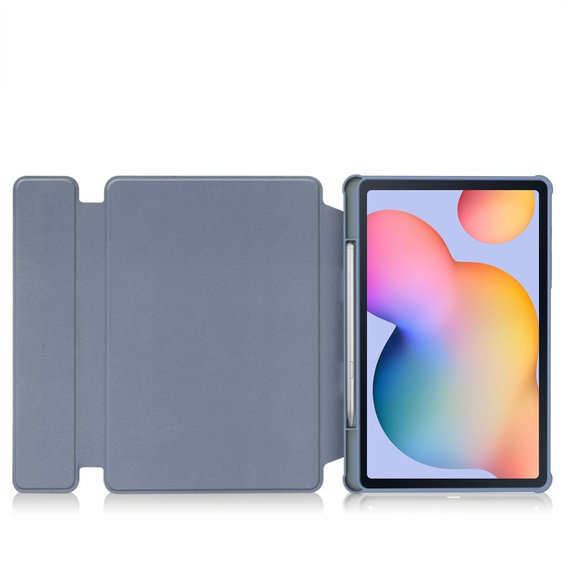 Husă pentru tastatură pentru Samsung Galaxy Tab S6 Lite 2024 / 2022 / 2020, Rotary 360° Leather, violet