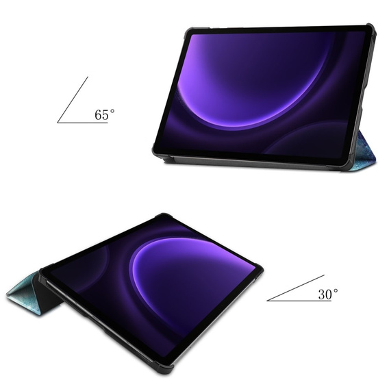 Husă pentru Samsung Galaxy Tab S10 Lite / S10 FE / S9 FE, cu clapetă, galaxy