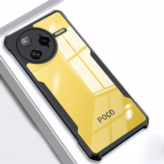 Huse pentru Xiaomi Poco F7 Ultra, AntiDrop Hybrid, negru