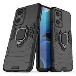 Huse pentru Realme 8i, Kickstand Ring, negru