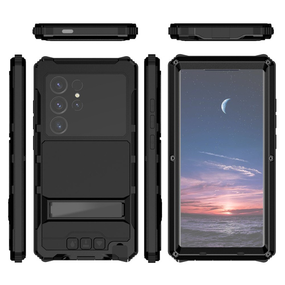 Husă blindată pentru Samsung Galaxy S25 Ultra, R-JUST, negru