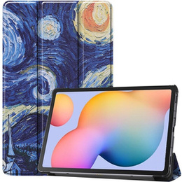 Husă pentru Samsung Galaxy Tab S6 Lite, Smartcase, painted pattern