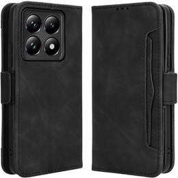 Cu clapetă pentru Xiaomi 14T Pro, Card Slot, negru