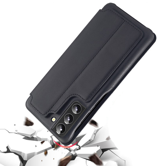 Cu clapetă pentru Samsung Galaxy S22+ Plus 5G, LC.IMEEKE, negru