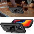 Husă blindată pentru iPhone 14, R-JUST CamShield Slide, negru